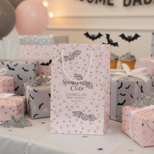 Petit Sac Cadeau Chauves-souris roses Éffrayant Baby shower mignon