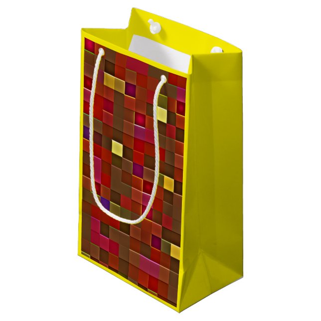 Petit Sac Cadeau "Checkered Affair" (Small) Gift Bag (Devant Angle)