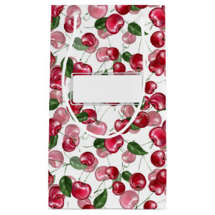 Petit Sac Cadeau Cherry Fruit pattern