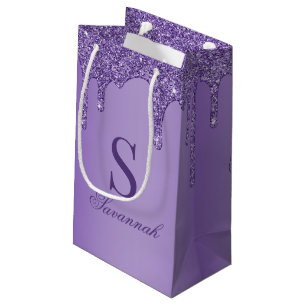 Petit Sac Cadeau Chic Sparkle Purple Parties scintillant Drivers Mo