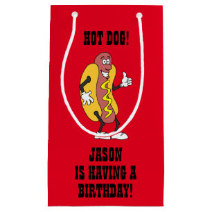 Petit Sac Cadeau Chien Chaud Quelqu'Un Ayant Un Anniversaire