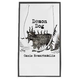 Petit Sac Cadeau Chien Demon Vintage Funny migre