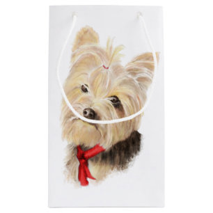 Petit Sac Cadeau Chien mignon de Yorkie Yorkshire Terrier