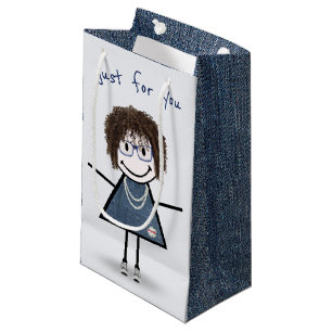 Petit Sac Cadeau Chiffre Anniversaire Fille En Basket