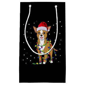 Petit Sac Cadeau Chihuahua Christmas Dog