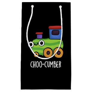 Petit Sac Cadeau Choo-cumber Funny Concombre Pun de Concombre Dark 