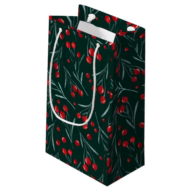 Petit Sac Cadeau Christmas Eve - emballage traditionnel de noël (Dos Angle)