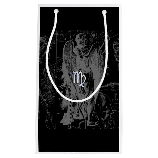 Petit Sac Cadeau Chrome comme Virgo Zodiac Connexion Hevelius (Devant)