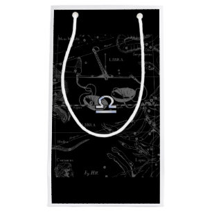 Petit Sac Cadeau Chrome Style Libra Zodiac Connexion Hevelius