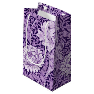 Petit Sac Cadeau Chrysanthemum Purple, William Morris