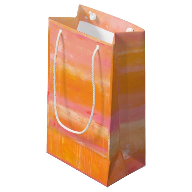 Petit Sac Cadeau Ciel des Caraïbes (Devant Angle)