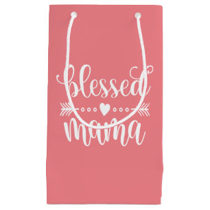 Petit Sac Cadeau Citation de la Fête des mères de Maman bénie S