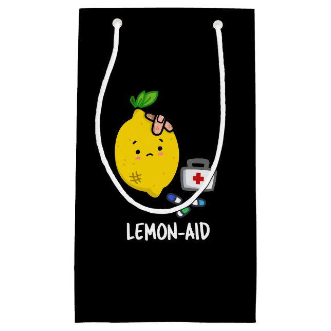Petit Sac Cadeau Citron-aid drôle Premiers secours citron chaudière (Devant)