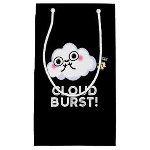 Petit Sac Cadeau Cloud Burn Funny Cloud Fart Pun Dark BG