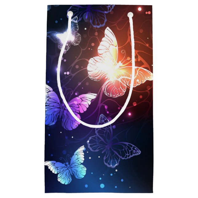 Petit Sac Cadeau Clowing Night Butterflies (Devant)