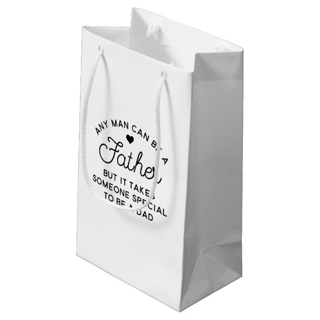 Petit Sac Cadeau Conception de devis papa spécial (Dos Angle)