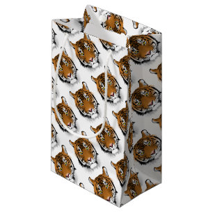 Petit Sac Cadeau Conception d'impression de tête de tigre
