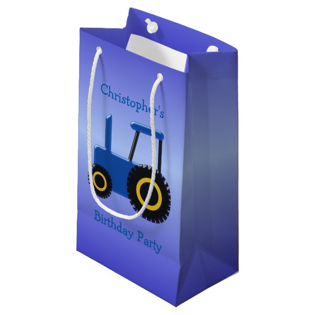 Petit Sac Cadeau Conception du tracteur (Devant Angle)