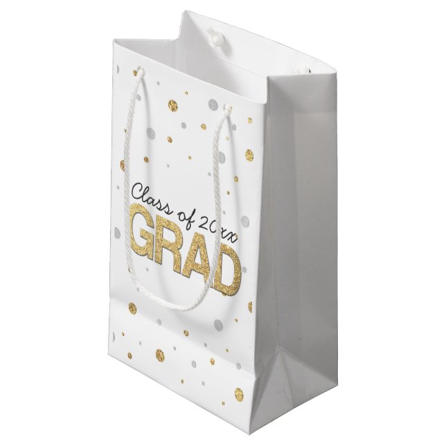 Petit Sac Cadeau Coutume de fête de remise des diplômes de (Devant Angle)