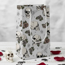 Crâne d'Halloween gris clair