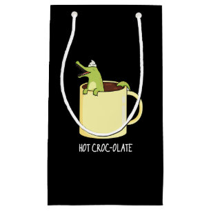 Petit Sac Cadeau Crocodile chaud Funny Crocodile Pun Dark BG