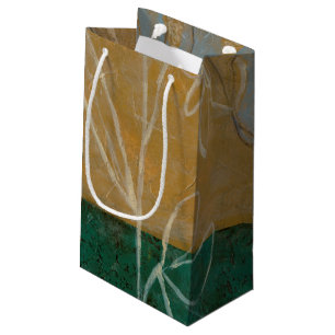 Petit Sac Cadeau Croquis floral avec le fleur sauvage et les