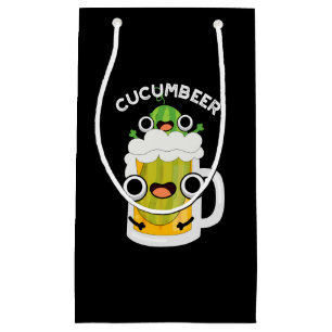 Petit Sac Cadeau Cucum-beer Funny Beer Pun Dark BG