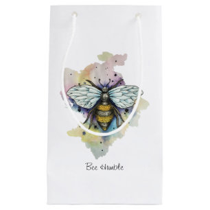 Petit Sac Cadeau Cute Bee And Rainbow Wash