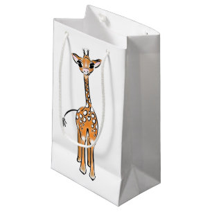 Petit Sac Cadeau Cute Giraffe drawing, safari animals