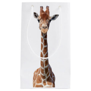 Petit Sac Cadeau Cute giraffe face