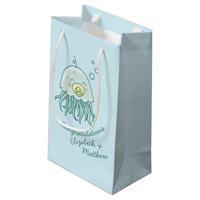 Petit Sac Cadeau Cute méduse Baby shower Kawaii (Dos Angle)