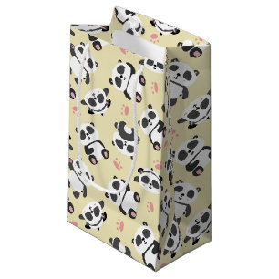 Petit Sac Cadeau Cute panda ours arrière - plan crème de patte