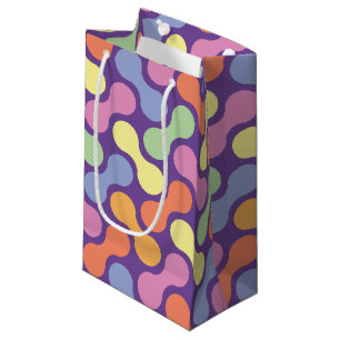 Petit Sac Cadeau Cute Pastel Abstrait Candy Blob Motif