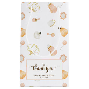 Petit Sac Cadeau Cute Petit Citrouille Baby Girl Douche Merci