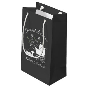 Petit Sac Cadeau Dachshund Weiner Baby shower chien genre neutre