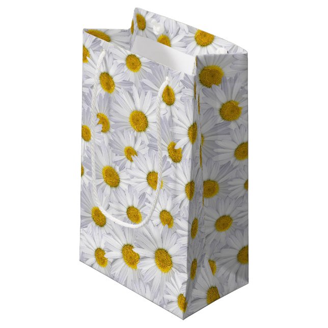 Petit Sac Cadeau Daisies Galore (Devant Angle)