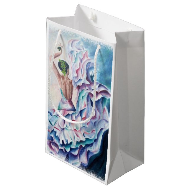 PETIT SAC CADEAU DANCER FLAMINCO (Devant Angle)