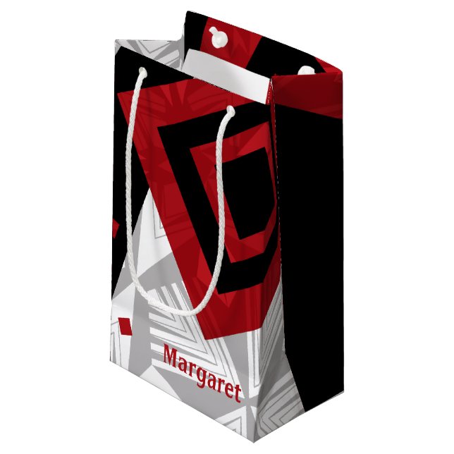 Petit Sac Cadeau Danse personnalisable de couleur (Devant Angle)