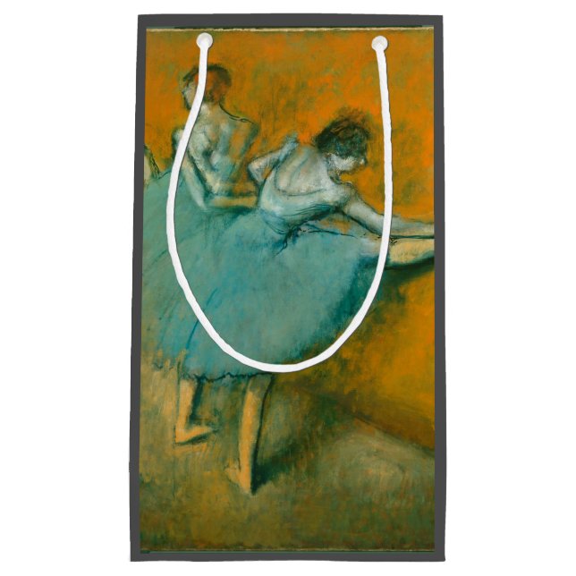 Petit Sac Cadeau Danseuses au Bar Ballet (Devant)