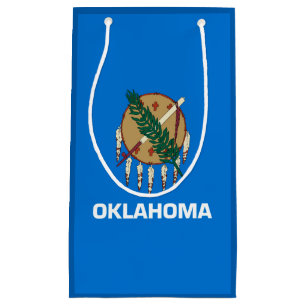 Petit Sac Cadeau Décor design du drapeau de l'État de l'Oklahoma