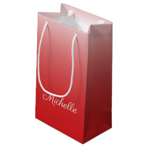 Petit Sac Cadeau dégradé personnalisé noir