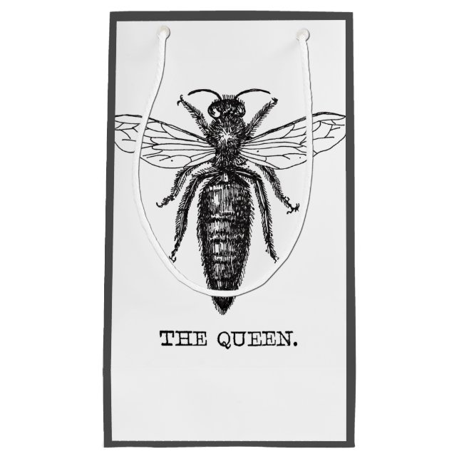 Petit Sac Cadeau Dessin classique de l'illustration de Queen Bee (Devant)