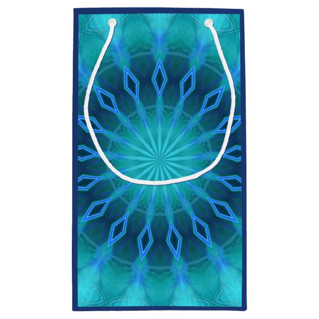 Petit Sac Cadeau Diamants bleus (Dos)