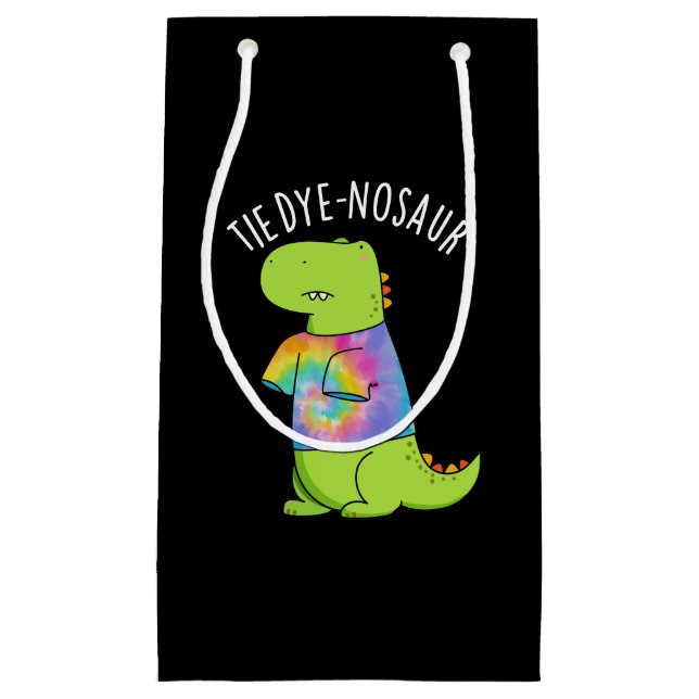 Petit Sac Cadeau Dinosaure Dinosaure Dinosaure Dinosaure Pun Dark B (Devant)