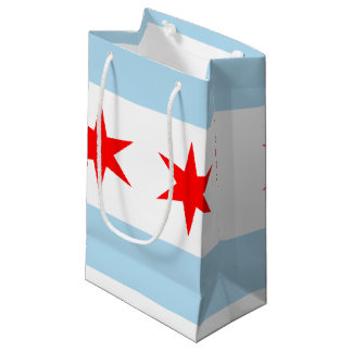 Petit Sac Cadeau Drapeau de Chicago