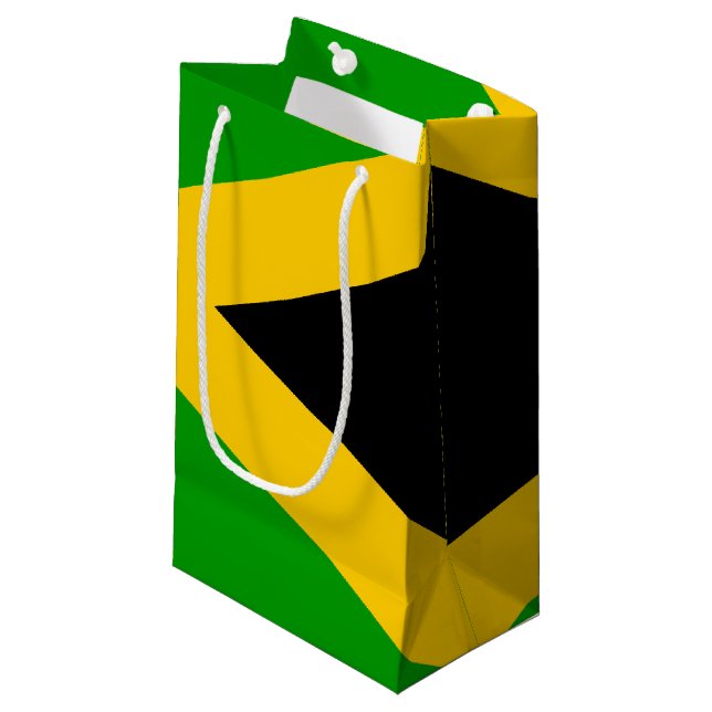 Petit Sac Cadeau Drapeau de la Jamaïque (Devant Angle)