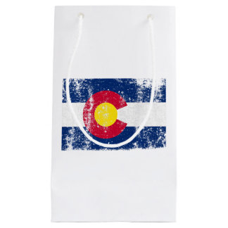 Petit Sac Cadeau Drapeau de l'état du Colorado T maillot cadeau pou