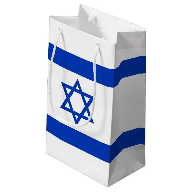 Petit Sac Cadeau Drapeau de l'Israël (Dos Angle)