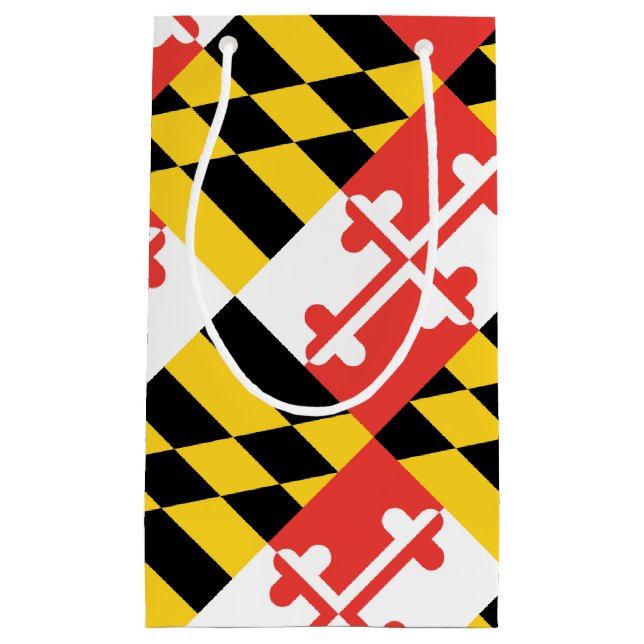Petit Sac Cadeau Drapeau du Maryland (Devant)