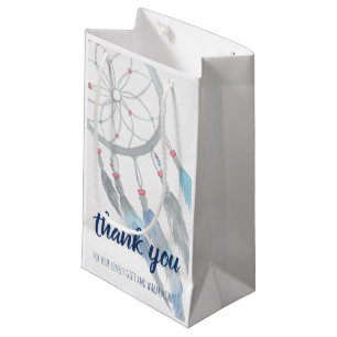 Petit Sac Cadeau Dreamcatcher Boho Baby shower Merci